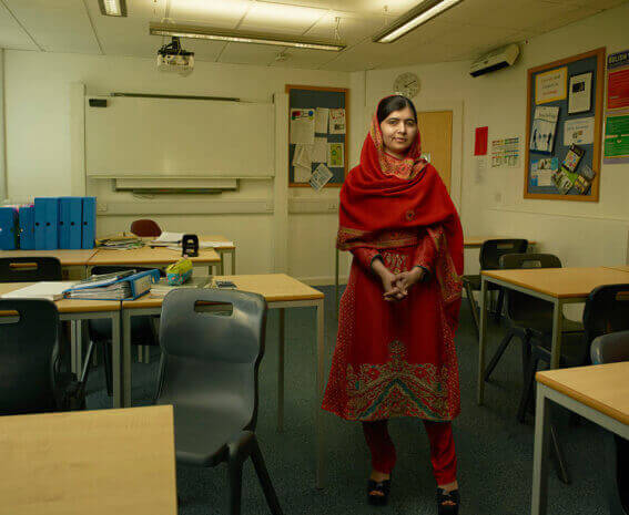Malala Yousafzai, Birmingham, England, 2015 © Annie Leibovitz from WOMEN: New Portraits