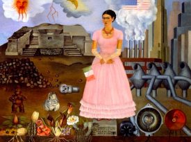 Las pinturas de Frida Kahlo: Autorretrato en la frontera entre México y Estados Unidos